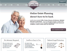 Tablet Screenshot of lexproforms.com